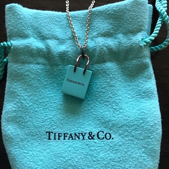 Tiffany Co Shopping Bag Charm Chain 